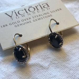 Sapphire and Diamond Earrings